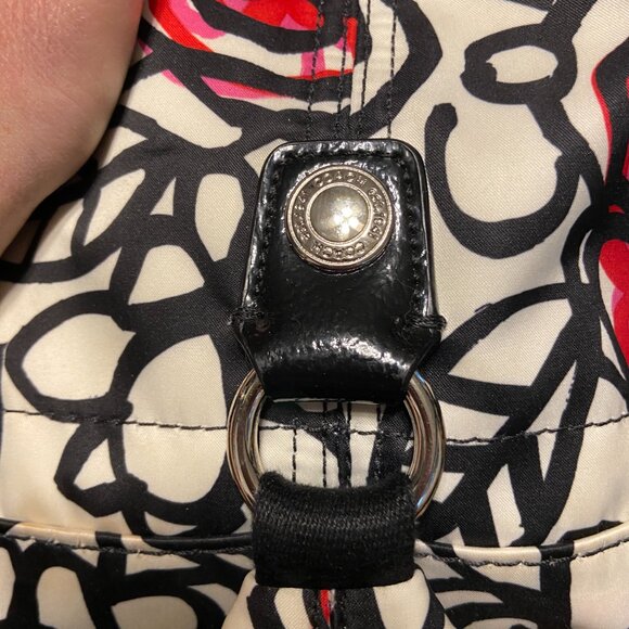 COACH Floral Poppy Graffiti Tote Bag - Like New! - Picture 7 of 16
